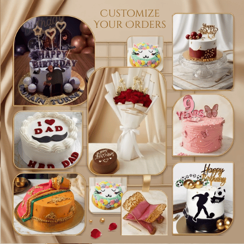 Customized Products (Cakes, Cards, Resin etc)